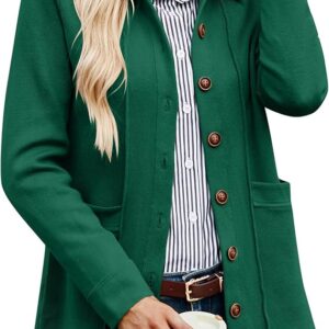 GRACE KARIN Women Casual Cardigan Knit Button Down Shirts