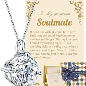Moissanite Pendant Necklaces for Women